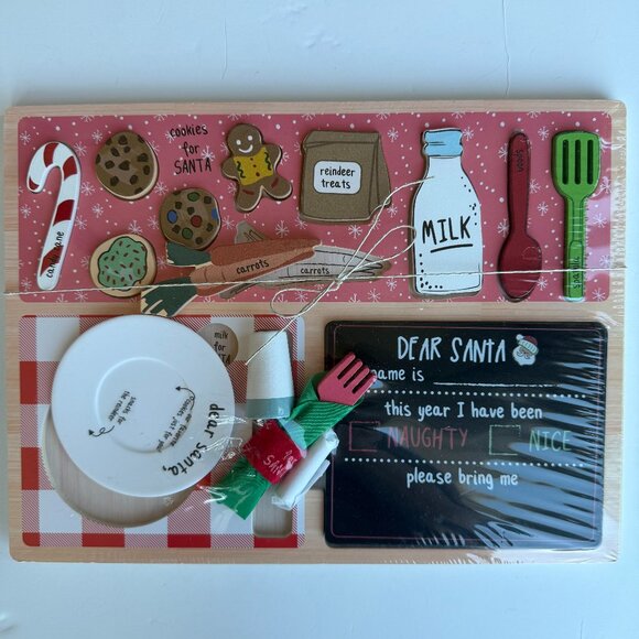 Mud Pie Santa Puzzle & 2000 Christmas Sticker Book Ages 3+ - Picture 3 of 9